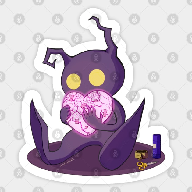 DIY for the Heartless Sticker by LocalCryptid